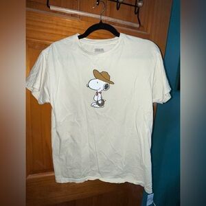 Peanuts Cream Snoopy T-Shirt